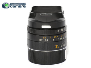 Leica Summicron-M 35mm F/2 ASPH. Ver.1 Lens 6Bit Black 11879