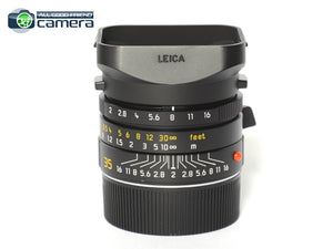 Leica Summicron-M 35mm F/2 ASPH. Ver.1 Lens Black 11879 *MINT- in Box*