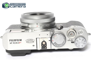 Fujifilm X100F 24.3 MP Digital Camera Silver Shutter Count 4500 *MINT- in Box*