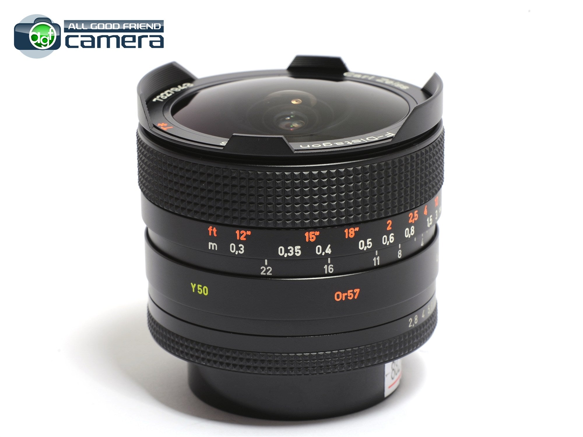 Contax F-Distagon 16mm F/2.8 T* AEG Fisheye Lens Germany *MINT
