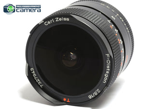 Contax F-Distagon 16mm F/2.8 T* AEG Fisheye Lens Germany *MINT*