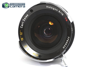 Contax G Hologon 16mm F/8 T* Lens G1 G2 *EX+*