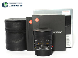 Leica Summarit-M 35mm F/2.4 ASPH. E46 Lens Black 11671 *MINT- in Box*