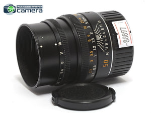 Leica Summicron-M 50mm F/2 Lens Black 11826