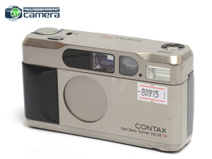 Contax T2 Film P&S Camera Titanium Silver