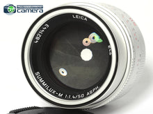 Load image into Gallery viewer, Leica Summilux-M 50mm F/1.4 ASPH. Lens Silver 2023 Version 11729 *Unused*