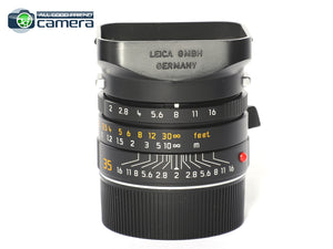 Leica Summicron-M 35mm F/2 ASPH. Ver.1 Lens Black 11879 *EX+ in Box*