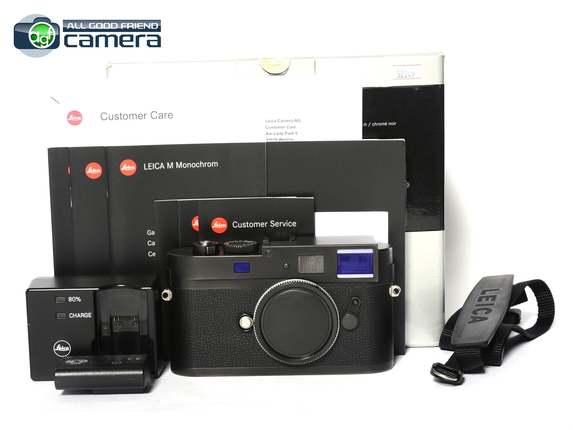 Leica M Monochrom CCD Camera Black 10760 New Sensor Shutter 22278 