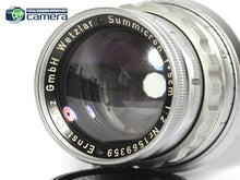 Load image into Gallery viewer, Leica Leitz Summicron M 5cm 50mm F/2 Lens Rigid Ver.1 *MINT-*