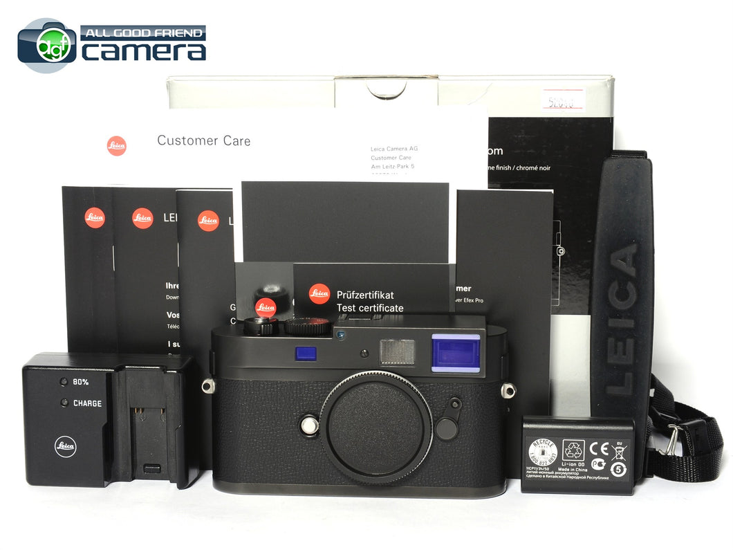 Leica M Monochrom CCD Camera Black 10760 New Sensor Shutter 7439 *EX in Box*