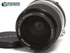 Nikon Nikkor 28mm F/2 Ai-S AiS Lens *MINT-*