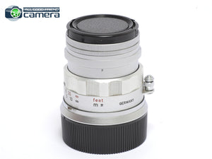 Leica Summicron M 50mm F/2 Lens Rigid Ver.2 Silver/Chrome