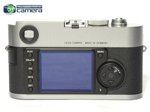 Leica M9 Rangefinder Camera Steel Grey New Sensor Shutter Count 4669 *MINT- in Box*