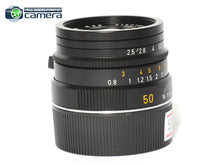 Load image into Gallery viewer, Leica Summari-M 50mm F/2.5 E39 Lens Black 6Bit 11644 *MINT*