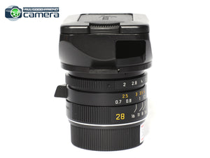 Leica Summicron-M 28mm F/2 ASPH. E46 Lens Black 6Bit 11604 *EX+*
