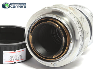 Leica Ernst Leitz Wetzlar Elmar 90mm 9cm F/4 Collapsible Lens