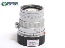 Load image into Gallery viewer, Leica Leitz Summicron M 5cm 50mm F/2 E39 Lens Silver Rigid Early Ver.