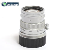 Load image into Gallery viewer, Leica Leitz Summicron M 5cm 50mm F/2 E39 Lens Silver Rigid Early Ver.