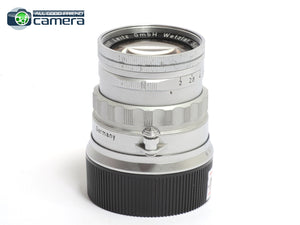 Leica Leitz Summicron M 5cm 50mm F/2 E39 Lens Silver Rigid Early Ver.