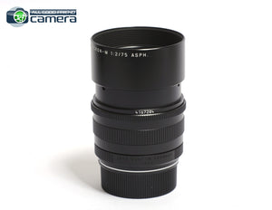 Leica APO-Summicron-M 75mm F/2 ASPH. Lens Black 6Bit 11637 *MINT-*