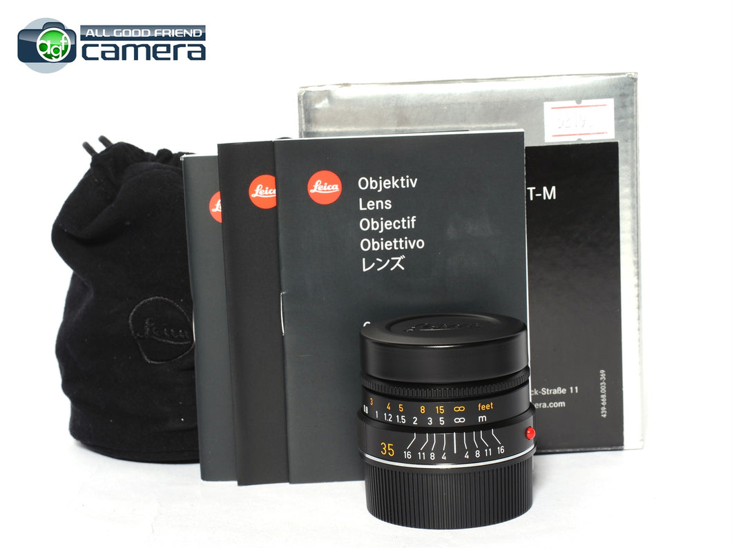 Leica Summarit-M 35mm F/2.5 E39 Lens Black 6Bit 11643 *MINT in Box*