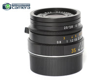 Load image into Gallery viewer, Leica Summarit-M 35mm F/2.5 E39 Lens Black 6Bit 11643 *MINT in Box*