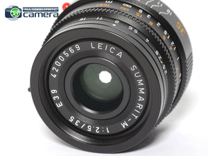 Leica Summarit-M 35mm F/2.5 E39 Lens Black 6Bit 11643 *MINT in Box*
