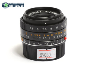 Leica Elmarit-M 28mm F/2.8 ASPH. E39 Lens Black 11677 *EX*