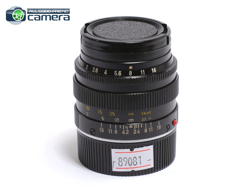 Leica Leitz Summilux M 50mm F/1.4 E43 Lens Ver.2 Black