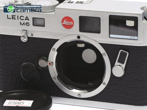 Leica M6 TTL Film Rangefinder Camera 0.72 Viewfinder Silver *EX+ in Box*