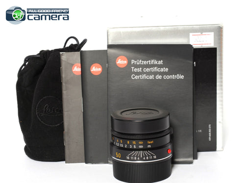 Leica Summari-M 50mm F/2.5 E39 Lens Black 6Bit 11644 *MINT- in Box*