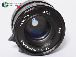 Leica Summarit-M 50mm F/2.4 ASPH. E46 Lens Black 11680 *EX+ in Box*