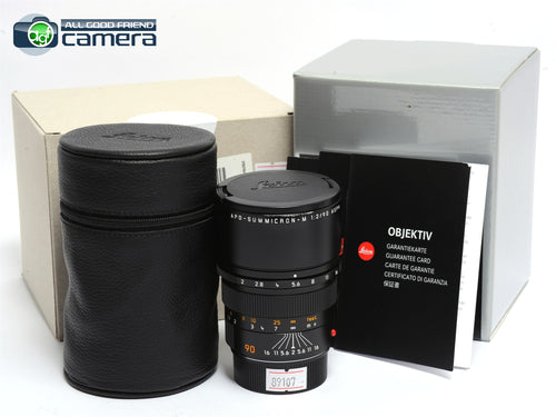 Leica APO-Summicron-M 90mm F/2 ASPH. Lens Black 6Bit 11884