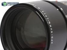 Load image into Gallery viewer, Leica APO-Summicron-M 90mm F/2 ASPH. Lens Black 6Bit 11884