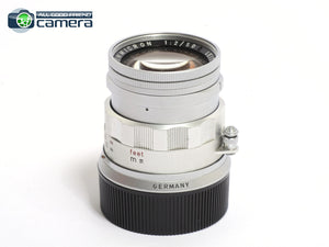 Leica Summicron M 50mm F/2 E39 Lens Rigid Late Ver. Silver/Chrome