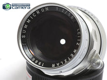 Load image into Gallery viewer, Leica Summicron M 50mm F/2 E39 Lens Rigid Late Ver. Silver/Chrome