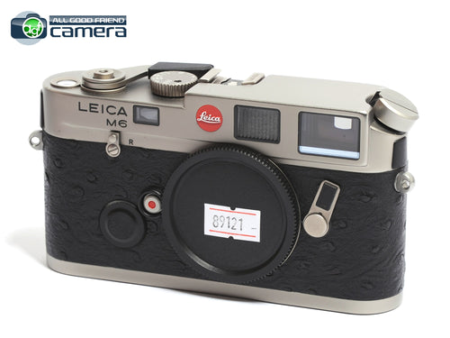 Leica M6 Classic Film Rangefinder Camera 0.72 Titanium Edition *MINT*
