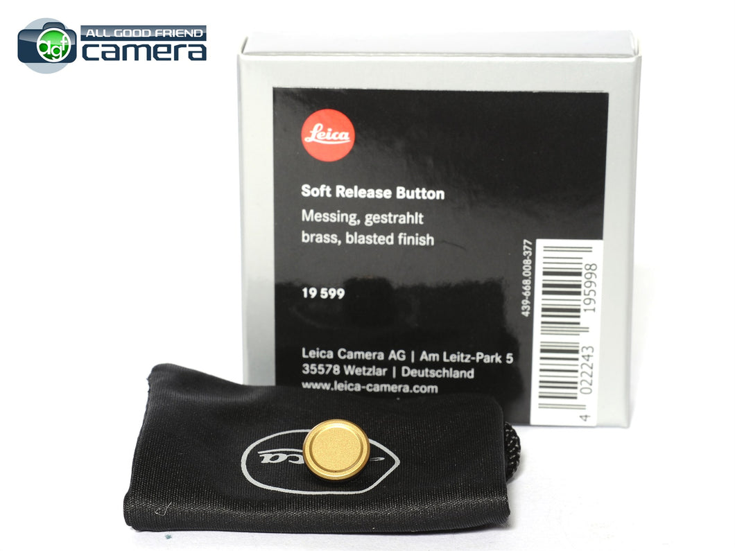Leica Soft Release Button Brass Blasted 19599 for Q3, M Cameras  *BRAND NEW*
