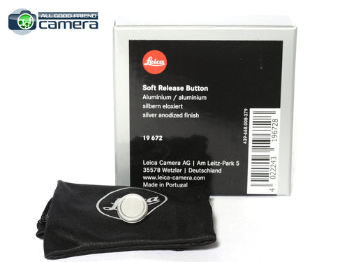 Leica Soft Release Button Aluminum Silver 19672 for Q3, M Cameras  *BRAND NEW*