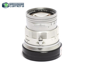 Leica Summicron M 50mm F/2 Rigid Ver.2 Lens Silver/Chrome *EX+*