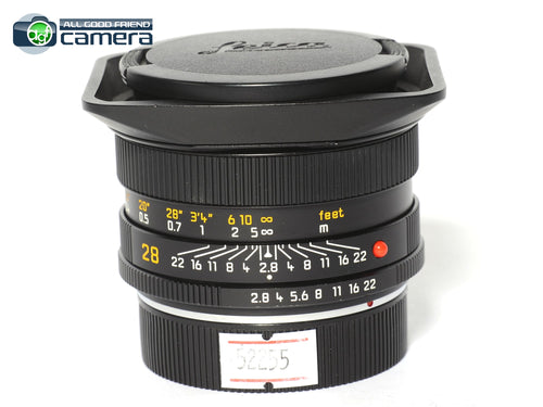 Leica Elmarit-R 28mm F/2.8 E55 ROM Lens Ver.2 *EX*
