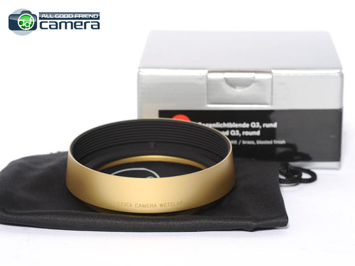 Leica Lens Hood Q3 Round Brass Blasted Finish 19659 *BRAND NEW*