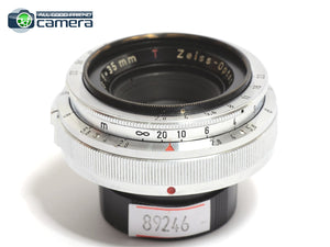 Zeiss Opton Biogon 35mm F/2.8 T Coated Lens Contax RF Rangefinder *EX+*