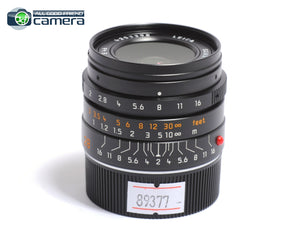 Leica Summicron-M 28mm F/2 ASPH. E46 Lens Black 6Bit 11604 *MINT- in Box*
