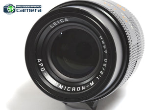 Leica APO-Summicron-M 50mm F/2 ASPH. Lens Black 11141 *EX+ in Box*