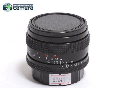 Contax Distagon 50mm F/1.7 T* MMJ Lens *EX+*