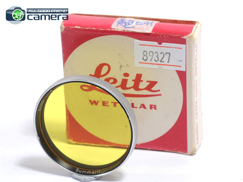 Leica Leitz E41 Y1 Yellow Filter for Summarit 50/1.4 Steel Rim 35/1.4 *NEW*