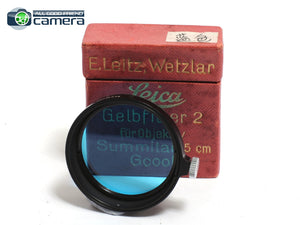 Leica Leitz A36 Bl Blue Slip-on Filter Black *NEW*