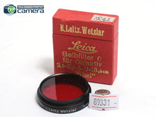 Load image into Gallery viewer, Leica Leitz A36 R.h Red Slip-on Filter Black *MINT in Box*