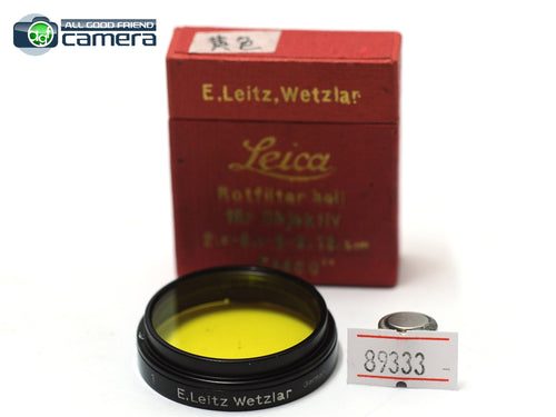 Leica Leitz A36 1 Yellow Slip-on Filter Black *MINT in Box*
